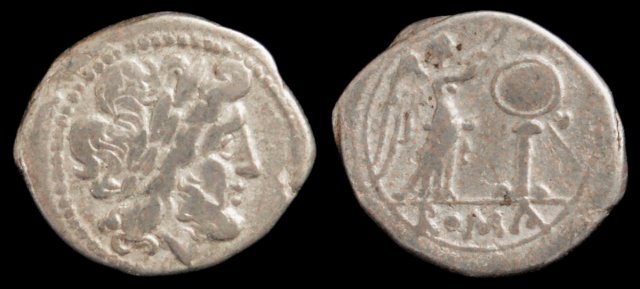 89/1 - clava (club) 208 a.C. (Italia Sud Est)