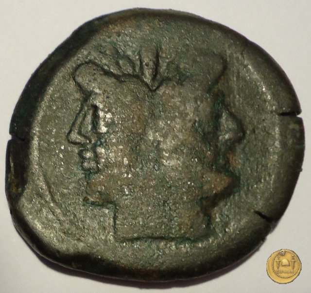 191/1 - asse Valerius 169-158 BC (Roma)