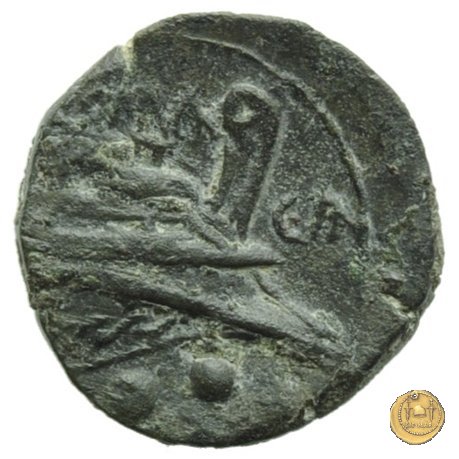 100/5 - sestante 209-208 a.C. (Canusium)