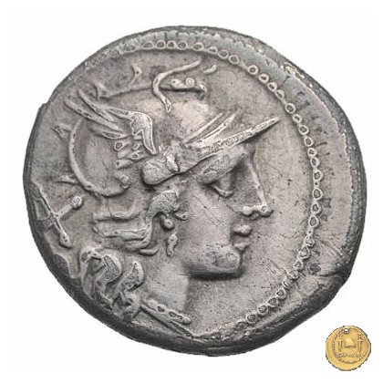 119/2 - fulmine (thunderbolt) 206-195 a.C. (Roma)
