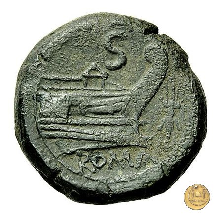 119/4 - semisse 206-195 a.C. (Roma)