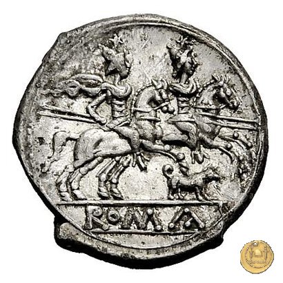 122/2 - cane (dog) 206-195 a.C. (Roma)