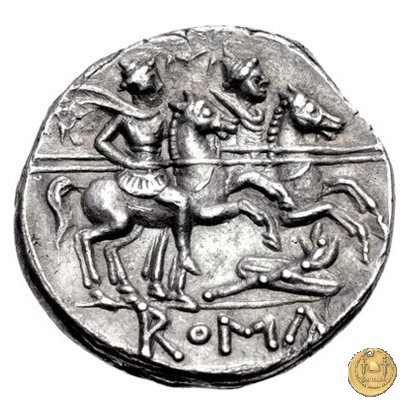 128/1 - denario Decius 206-200 a.C.