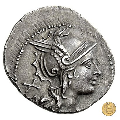 128/1 - denario Decius 206-200 a.C.