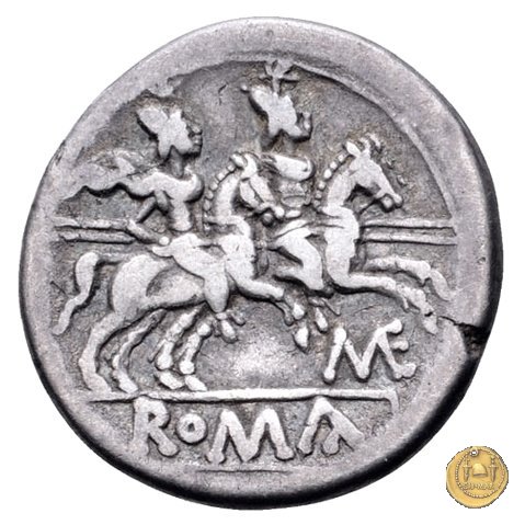132/2 - denario Caecilius Metellus 194-190 a.C. (Roma)