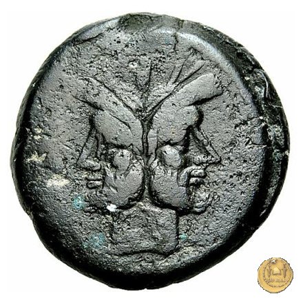 136/2 - asse Aurelius 194-190 a.C. (Roma)