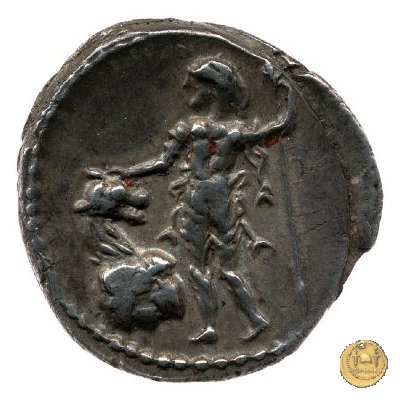 13 - Ercole e toro 88-87 BC (Campania ?) 13 - Ercole e toro 88-87 BC (Campania ?)