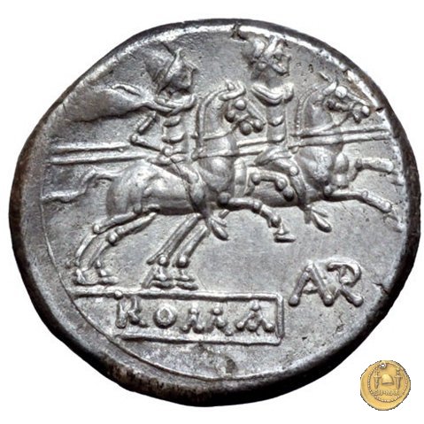 146/1 - denario L. Autronius 189-180 a.C. (Roma)