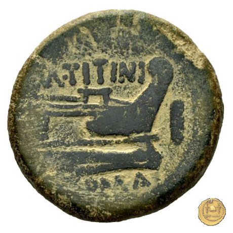 150/1 - asse M. Titinius 189-180 a.C. (Roma)