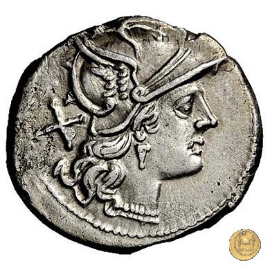 154/1 - denario L. Coelius 189-180 a.C. (Roma)