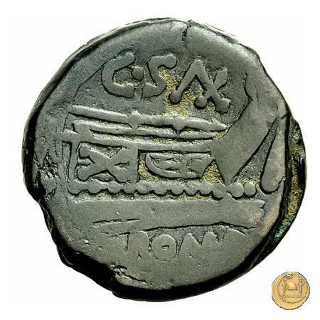 173/1 - asse C. Cluvius Saxula 169-158 a.C. (Roma)