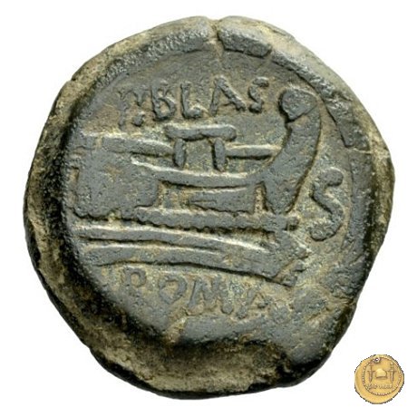 189/2 - semisse P. Cornelius Blasio 169-158 a.C. (Roma)