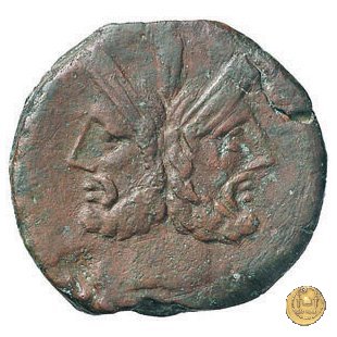 200/2 - asse Pinarius Natta 155 a.C. (Roma)