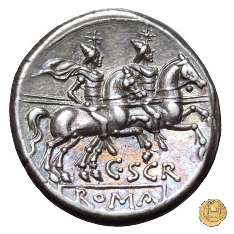201/1 - denario C. Scribonius 154 a.C. (Roma)