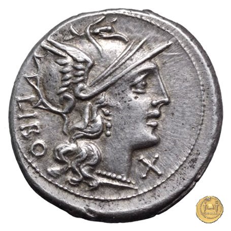 215/1 - denario Q. Marcius Libo 148 a.C. (Roma)