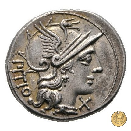 216/1 - denario L. Sempronius Pitio 148 a.C. (Roma)