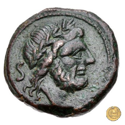 240/2 - semisse C. Curiatius Trigeminus filius 135 a.C. (Roma)