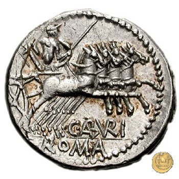 244/1 - denario C. Aburius Geminus 134 a.C. (Roma)
