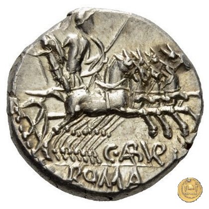 244/1 - denario C. Aburius Geminus 134 a.C. (Roma)