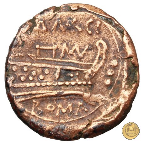 245/3 - quadrante M. Marcius Mn.f. 134 a.C. (Roma)