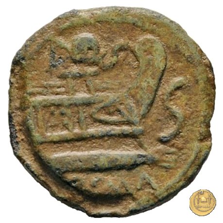 262/2 - semisse L. Caecilius Q.f.Q.n. Metellus Diadematus 128 a.C. (Roma)