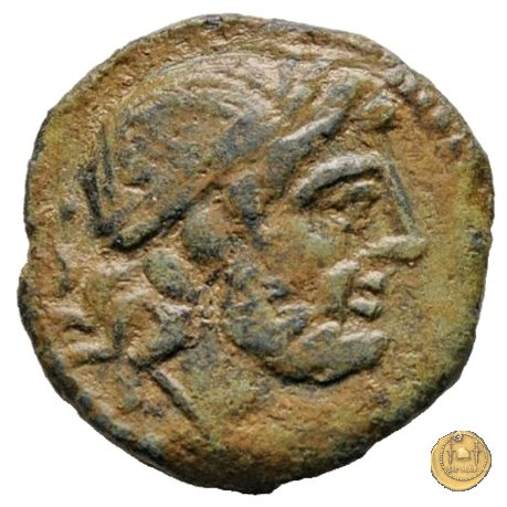 262/2 - semisse L. Caecilius Q.f.Q.n. Metellus Diadematus 128 BC (Roma) 262/2 - semisse L. Caecilius Q.f.Q.n. Metellus Diadematus 128 BC (Roma)