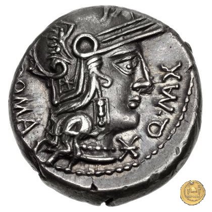 265/1 - denario Q. Fabius Maximus 127 a.C. (Roma)