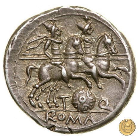 267/1 - denario T. Quinctius Flamininus 126 a.C. (Roma)