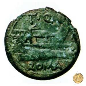 267/2 - semisse T. Quinctius Flamininus 126 a.C. (Roma)