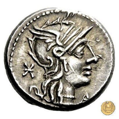 268/1 - denario Numilius Fabius Pictor 126 a.C. (Roma)