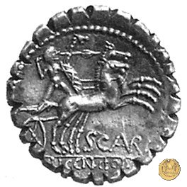 282/1 - denario M. Aurelius Scaurus 118 a.C. (Narbo)
