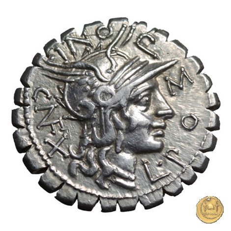 282/4 - denario L. Pomponius Cn.f. 118 a.C. (Narbo)