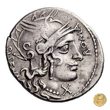 310/1 - denario Cn. Cornelius L.f. Sisenna 118-107 a.C. (Roma)