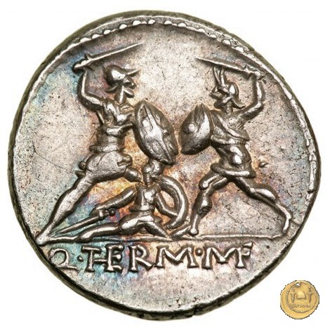319/1 - denario Q. Minucius M.f. Thermus 103 a.C. (Roma)