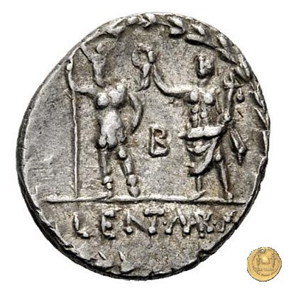 329/1 - denario P. Cornelius Lentulus Marcelli f. 100 a.C. (Roma)