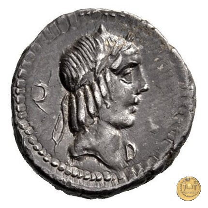 340/1 - denario L. Calpurnius Piso Frugi 90 a.C. (Roma)