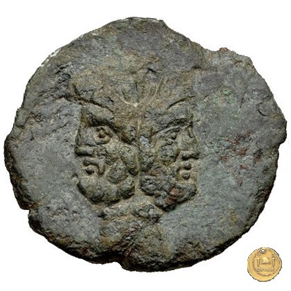 340/4 - asse L. Calpurnius Piso Frugi 90 a.C. (Roma)