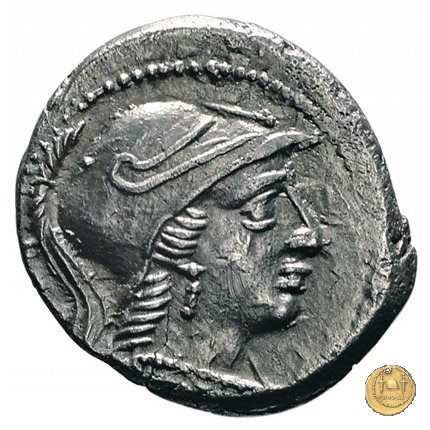 348/3 - denario L. Rubrius Dossenus 87 a.C. (Roma)