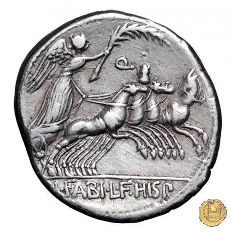 366/1 - denario C. Annius T.f.Tn. / L. Fabius L.f. Hispaniensis 82-81 BC (Nord Italia) 366/1 - denario C. Annius T.f.Tn. / L. Fabius L.f. Hispaniensis 82-81 BC (Nord Italia)