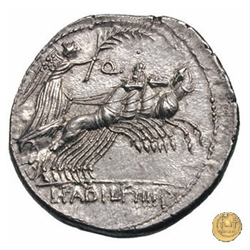 366/1 - denario C. Annius T.f.Tn. / L. Fabius L.f. Hispaniensis 82-81 a.C. (Nord Italia)