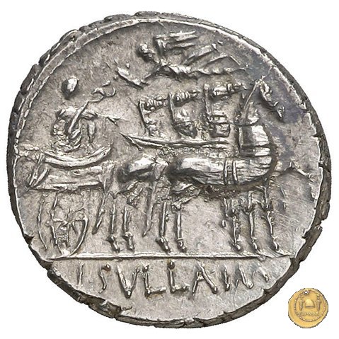 367/3 - denario L. Manlius L.f. Torquatus / L. Cornelius Sulla Felix 82 BC (Itinerante con Silla)