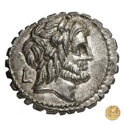 377/1 - denario L. Volteius (Volumnius) L.f. Strabo 81 a.C. (Roma)