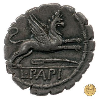384/1 - denario L. Papius 79 a.C. (Roma)