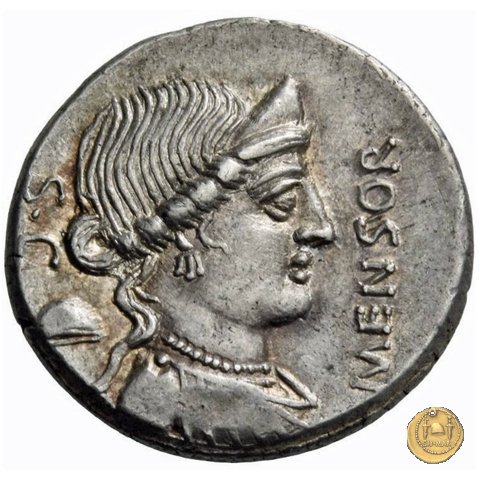 392/1 - denario L. Farsuleius Mensor 75 a.C. (Roma)