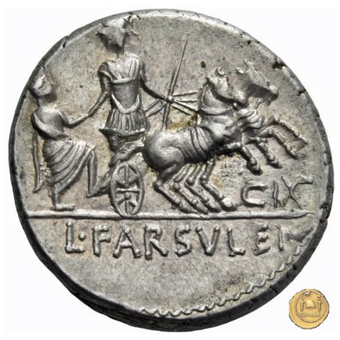 392/1 - denario L. Farsuleius Mensor 75 a.C. (Roma)