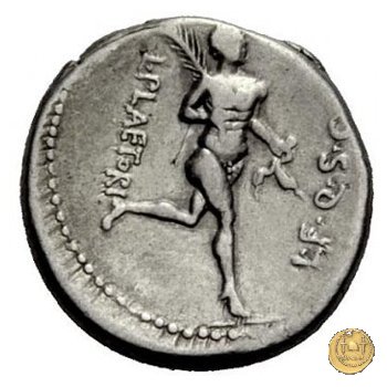 396/1 - denario L. Plaetorius L.f. Cestianus 74 a.C. (Roma)