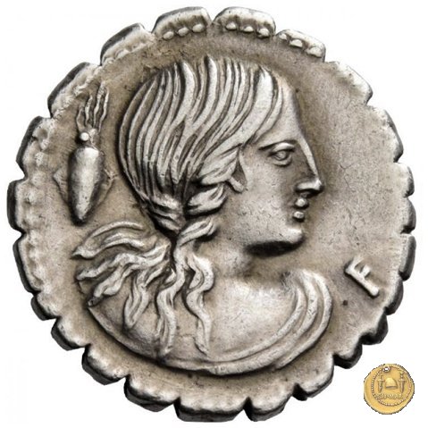399/1 - denario Q. Crepereius M.f. Rocus 72 a.C. (Roma)