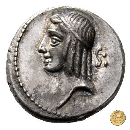 408/1 - denario C. Calpurnius Piso L.f. Frugi 67 a.C. (Roma)