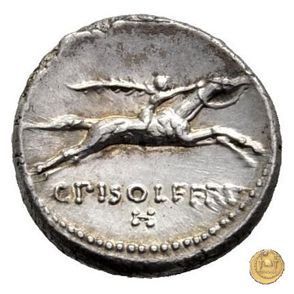 408/1 - denario C. Calpurnius Piso L.f. Frugi 67 a.C. (Roma)