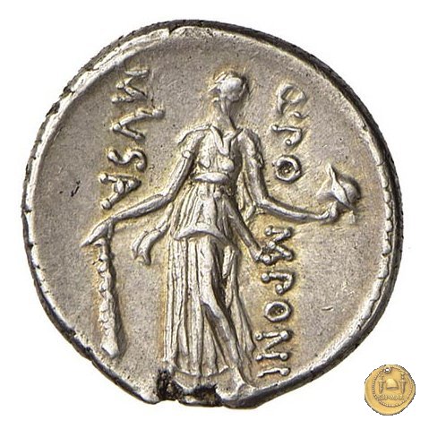 410/4 - denario Q. Pomponius Musa 66 a.C. (Roma)
